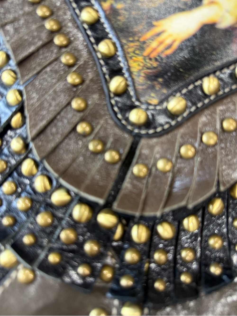 Sharif Artisan Series Limited Edition Renaissance Studded Handbag #98/200 COA - Picture 12 of 16